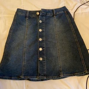 jean skirt!